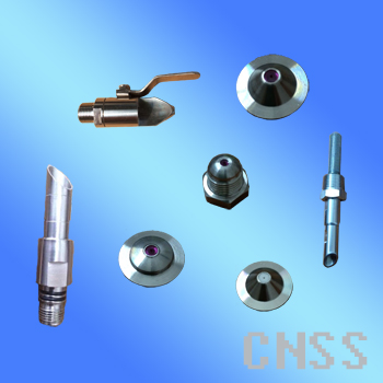 Pulp and paper nozzle